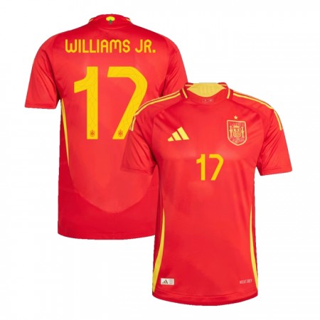 Maglia Spagna Williams JR 17 Prima Divisa Euro 2024